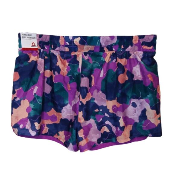 Reebok Pants - NEW Reebok Rainbow Relaxed Stretch Shorts Size XXXL